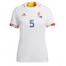 Damen Fußballbekleidung Belgien Jan Vertonghen #5 Auswärtstrikot WM 2022 Kurzarm